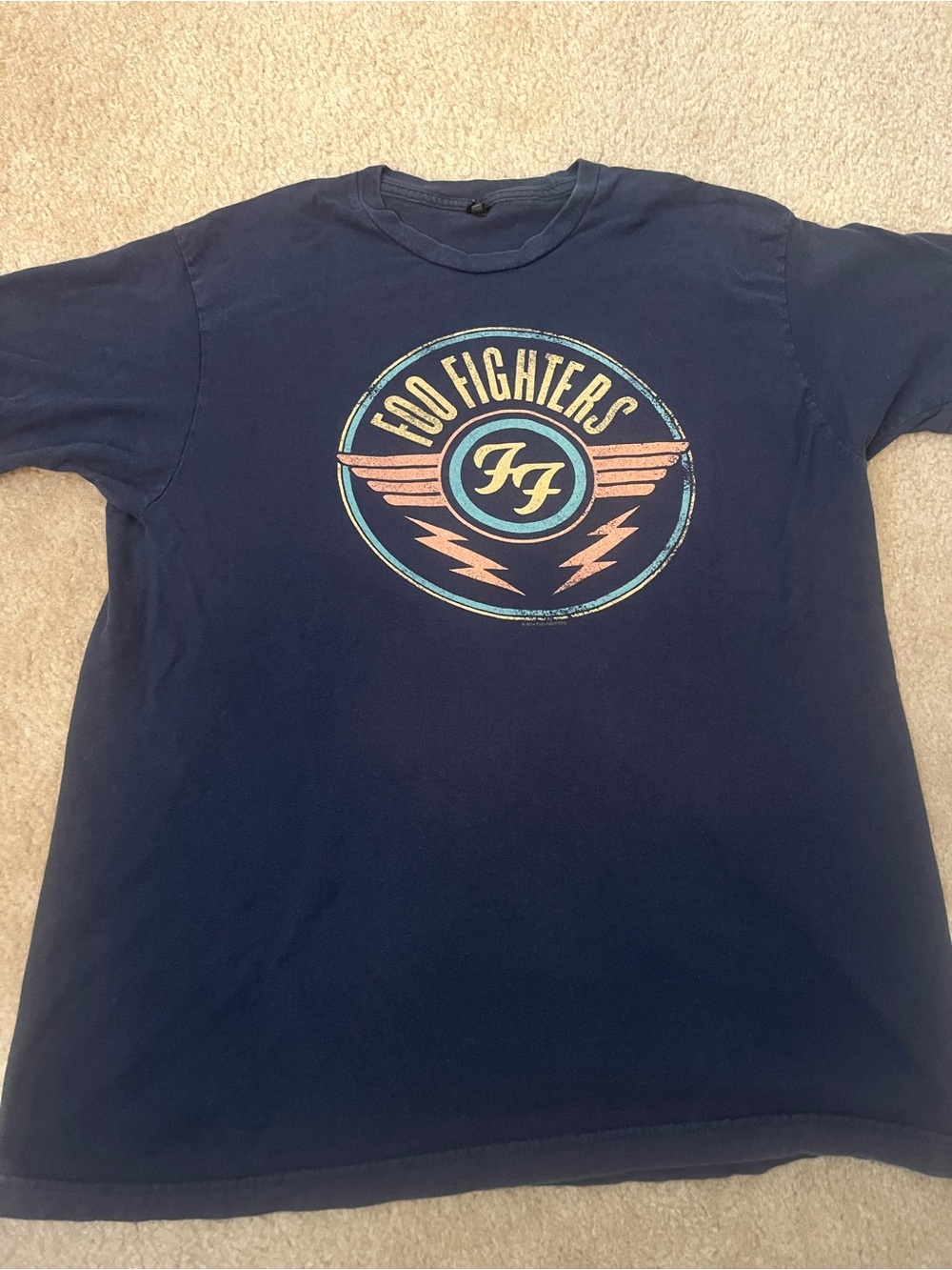 Foo Fighters 2014 Large Tshirt dark blue women’s